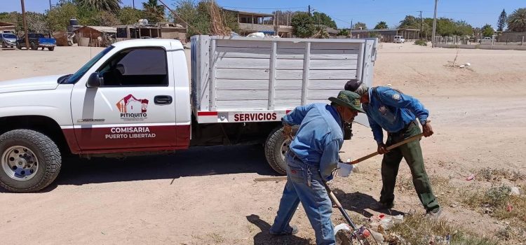 Continúa la limpieza en Puerto Libertad