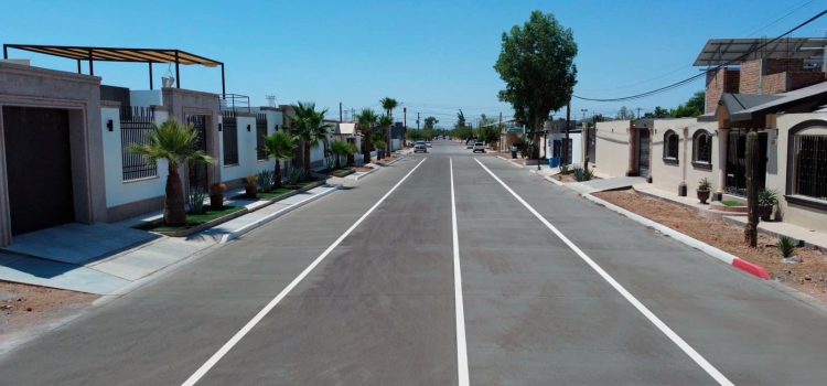 Van 61 calles pavimentadas en Caborca