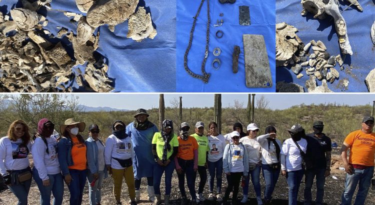 Localizan Rastreadoras de Caborca restos óseos de al menos 10 cuerpos en Tubutama