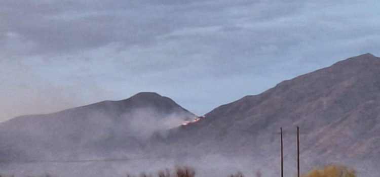 Se incendia la sierra del Arenoso