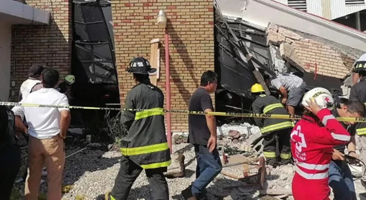 Reportan 7 muertos por derrumbe en iglesia de Tamaulipas