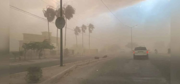 Se espera en Sonora vientos de 75 km/h por combinación de masas de aire caliente
