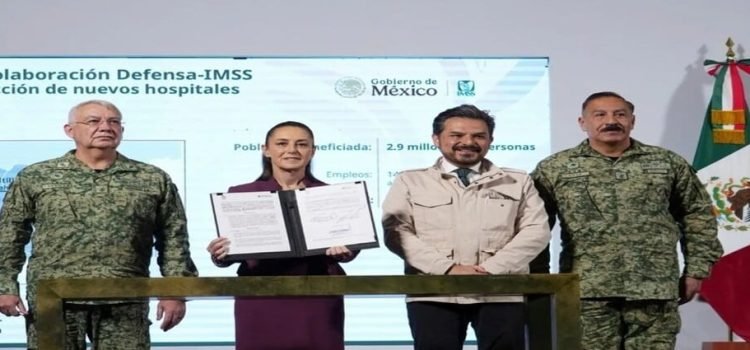 Sheinbaum anuncia construcción de 7 nuevos hospitales del IMSS