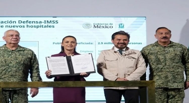 Sheinbaum anuncia construcción de 7 nuevos hospitales del IMSS