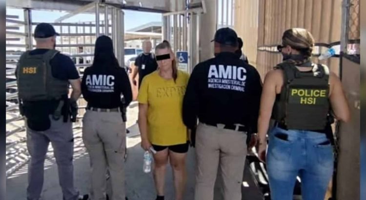 Mujer buscada en Estados Unidos por tráfico de marihuana es detenida en Sonora