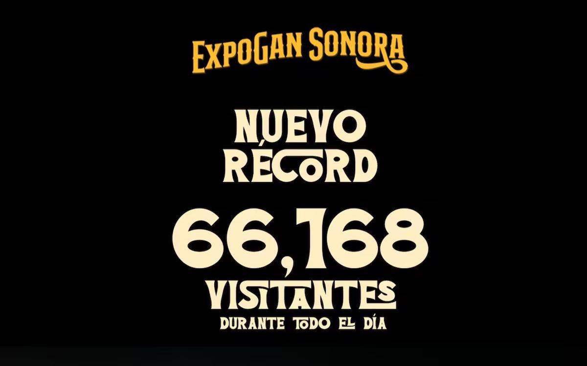 Expogan Sonora 2026 rompe récord histórico de asistencia con más de 66 mil visitantes en un solo día