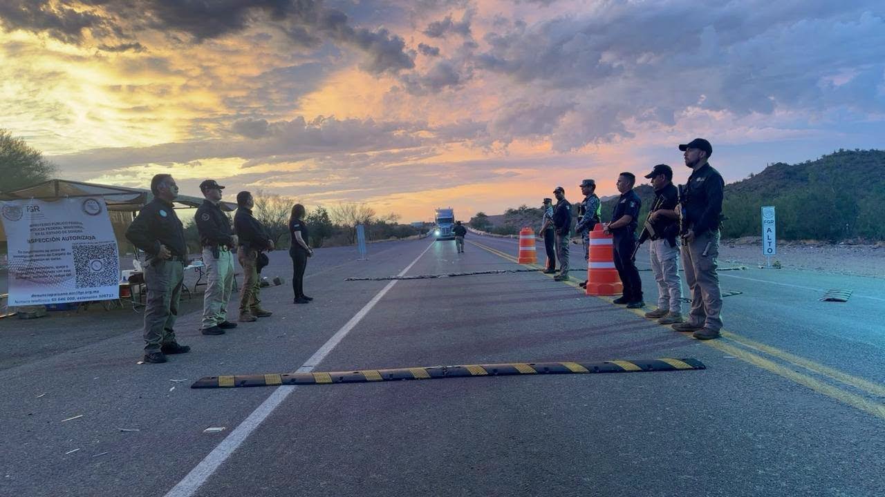 Instalan nuevo punto de vigilancia en la carretera Caborca-Sonoyta
